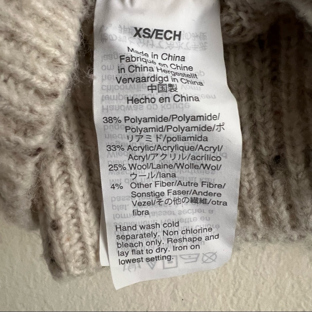 Madewell Donegal Belmont Mockneck Sweater in Coziest Yarn size XSmall - Picture 8 of 15